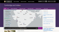 Desktop Screenshot of cambridge-india.org